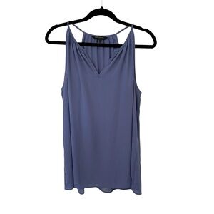 Banana‎ Republic Factory Periwinkle Dusty Blue Strappy Sleeveless Shell Tank